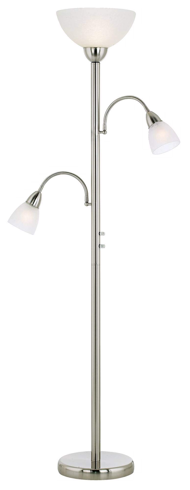 Possini Euro Design Alexei Modern Torchiere Floor Lamp Tree 3